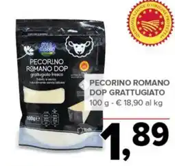Todis Pecorino Romano DOP grattugiato fresco offerta