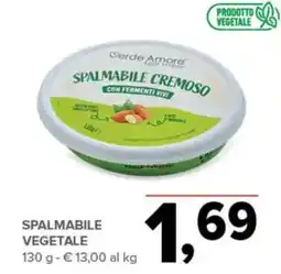 Todis Spalmabile vegetale Verde Amore offerta