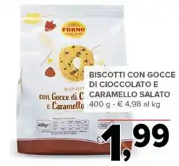 Todis Biscotti con Gocce di Cioccolato e Caramello Salato offerta
