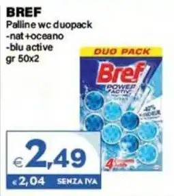 Boningros Cash and Carry Bref Palline wc duopack offerta