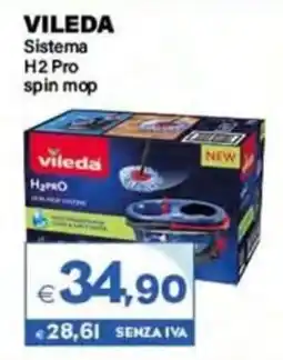 Boningros Cash and Carry Vileda Sistema H2 Pro spin mop offerta
