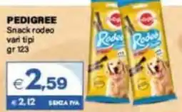 Boningros Cash and Carry Pedigree Snack rodeo offerta