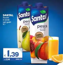 Boningros Cash and Carry Santal succhi in brick offerta