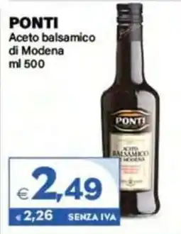 Boningros Cash and Carry Ponti Aceto balsamico di Modena offerta