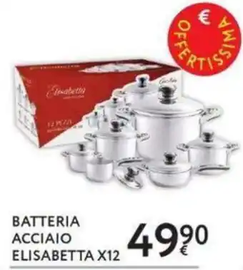 Batteria acciaio Elisabetta
