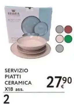 Le Mille Servizio piatti ceramica Bavaria offerta