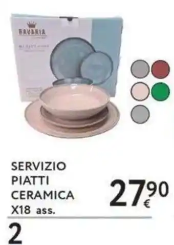 Servizio piatti ceramica Bavaria