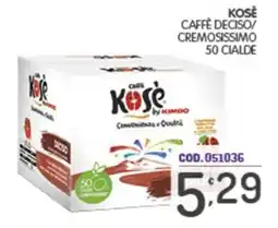 Eurocash Caffè Kose Deciso offerta