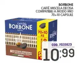 Eurocash Caffè miscela decisa Borbone offerta