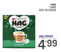 Eurocash Caffè Hag cialde offerta