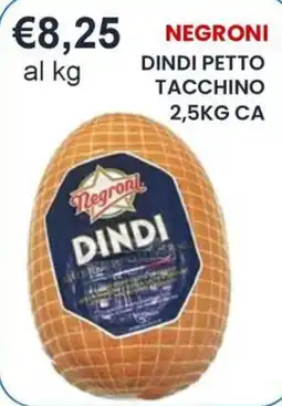 Caramico Negroni dindi petto tacchino offerta