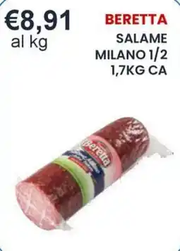 Caramico Beretta salame milano 1/2 offerta