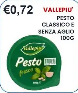 Caramico Vallepiu' Pesto Classico e Senza Aglio offerta