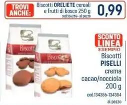 Talento Professional Store Biscotti Piselli offerta