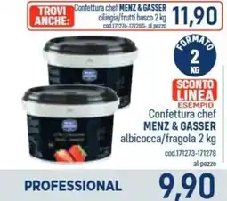 Talento Professional Store Confettura chef MENZ & GASSER albicocca/fragola offerta