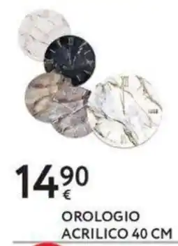 Le Mille Orologio acrilico offerta