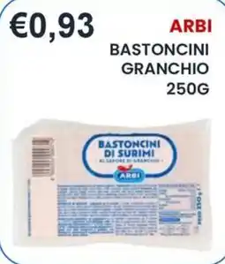 Caramico Bastoncini di surimi Arbi offerta