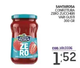 Eurocash Confettura Santa Rosa zero zuccheri offerta
