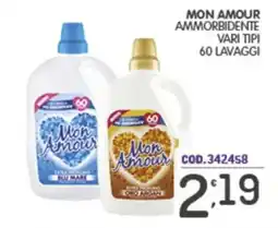 Eurocash Mon Amour ammorbidente offerta