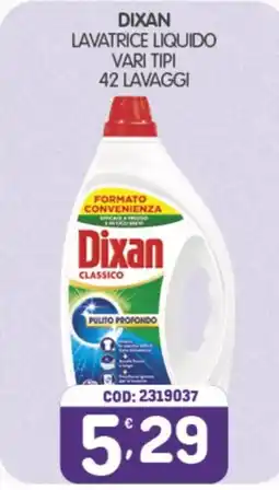 Eurocash Dixan lavatrice liquido offerta