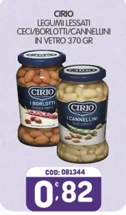 Eurocash Cirio legumi lessati ceci/borlotti/cannellini offerta