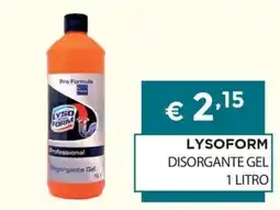 DB detersivi Lysoform disorgante gel offerta