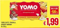 A&O Yomo caffè, fragola, agrumi, banana offerta