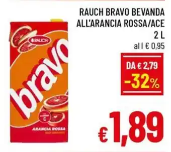 Rauch Bravo bevanda all'arancia rossa