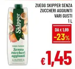 A&O Skipper senza zuccheri aggiunti offerta