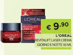 DB detersivi L'Oréal Revitalift Laser Crema Giorno e Notte offerta