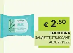 DB detersivi Equilibra salviette struccanti aloe offerta