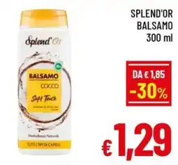 A&O Splend'Or balsamo cocco offerta
