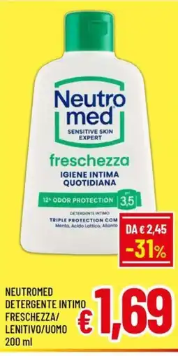 A&O Neutromed Detergente Intimo Freschezza/Lenitivo/Uomo offerta