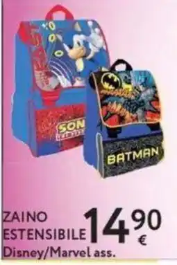 Le Mille Zaino estensibile Disney/Marvel ass. offerta