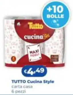Acqua & Sapone Tutto cucina style carta casa offerta