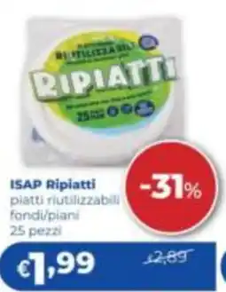Acqua & Sapone ISAP Rippiatti piatti riutilizzabili offerta