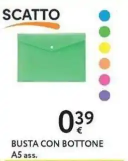 Le Mille Scatto busta con bottone offerta