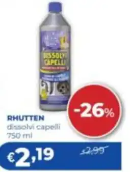 Acqua & Sapone Rhutten dissolvi capelli offerta
