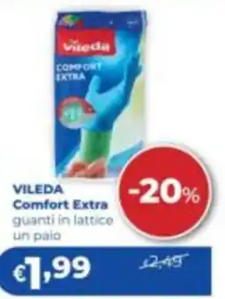 Acqua & Sapone Vileda Comfort Extra guanti in lattice offerta