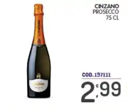 Eurocash Cinzano Prosecco offerta
