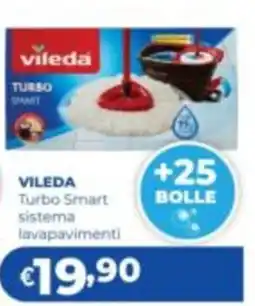 Acqua & Sapone Vileda Turbo Smart sistema lavapavimenti offerta