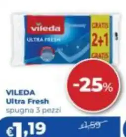 Acqua & Sapone Vileda Ultra Fresh spugna offerta