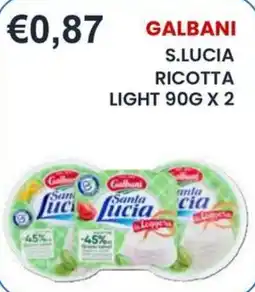 Caramico Galbani S.Lucia Ricotta Light offerta