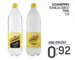 Eurocash Schweppes Tonica Zero Pink offerta