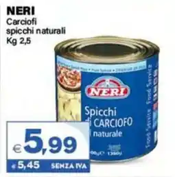 Boningros Cash and Carry Neri Carciofi spicchi naturali offerta