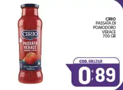 Eurocash Passata verace Cirio offerta