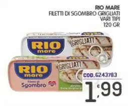Eurocash Rio mare filetti di sgombro grigliati offerta