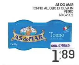 Eurocash Tonno all'olio di oliva AS do MAR offerta
