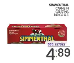 Eurocash Carne in gelatina Simmenthal offerta