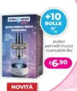 Acqua & Sapone Acquasapone pulisci pennelli trucco ricaricabile offerta